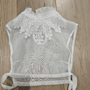 NWOT White Fake Collar